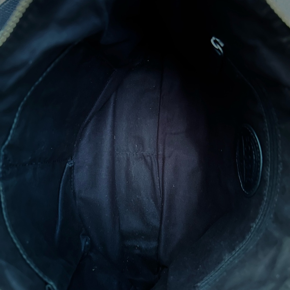 Black leather fossil bag - Picture 5 of 7